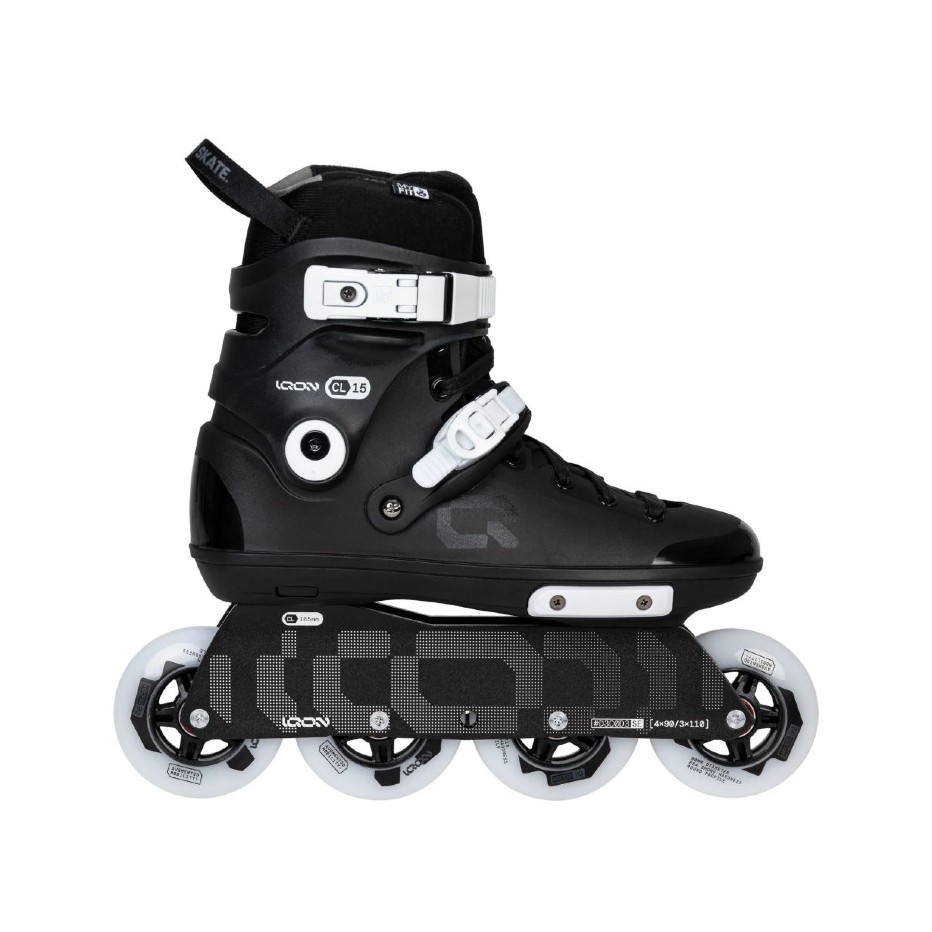 Powerslide Kolieskové korčule Iqon CL 15 Black, 40-41, 4x, 90