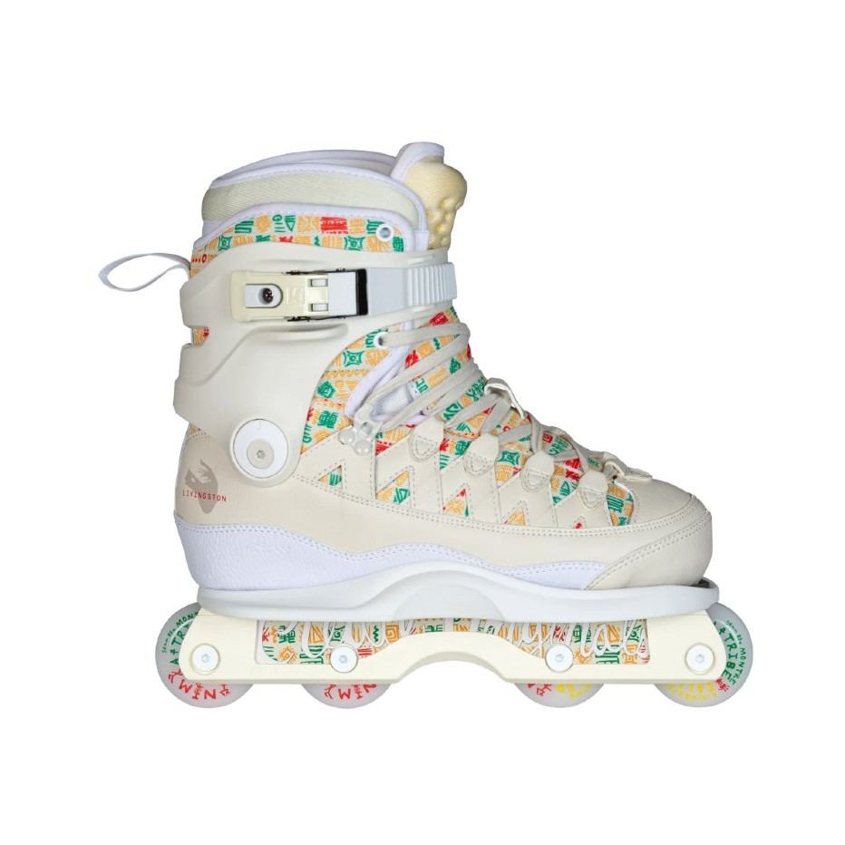 Powerslide Kolieskové korčule Iqon AG 15 Montre Livingston Pro Skate Tan, 38, 4x, 58