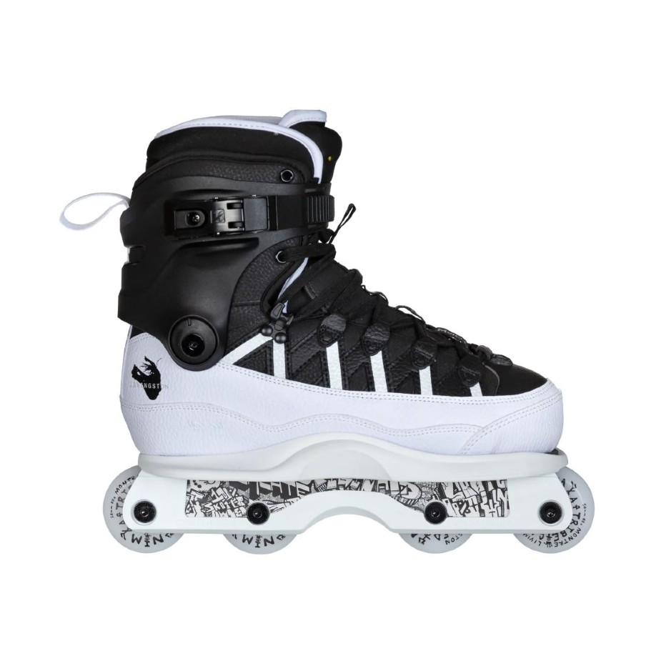 Powerslide Kolieskové korčule Iqon AG 15 Montre Livingston Pro Skate White/Black, 38, 4x, 58