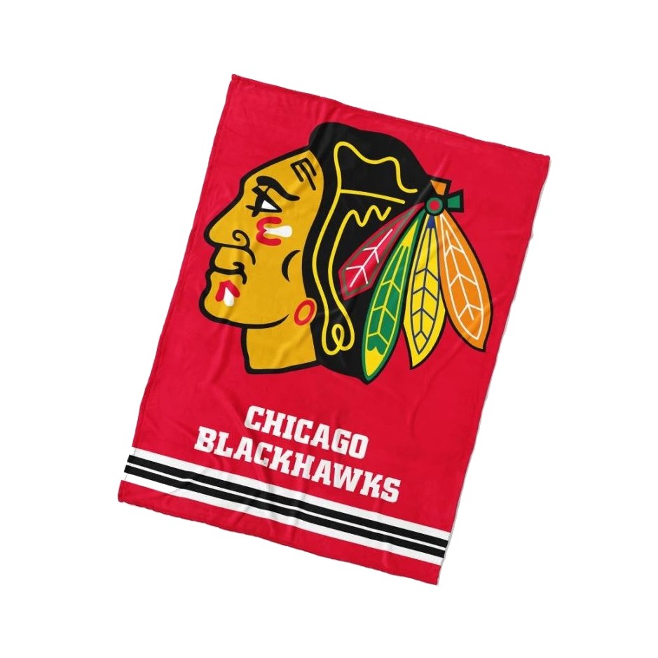 TipTrade Deka NHL 150x200cm, Chicago Blackhawks