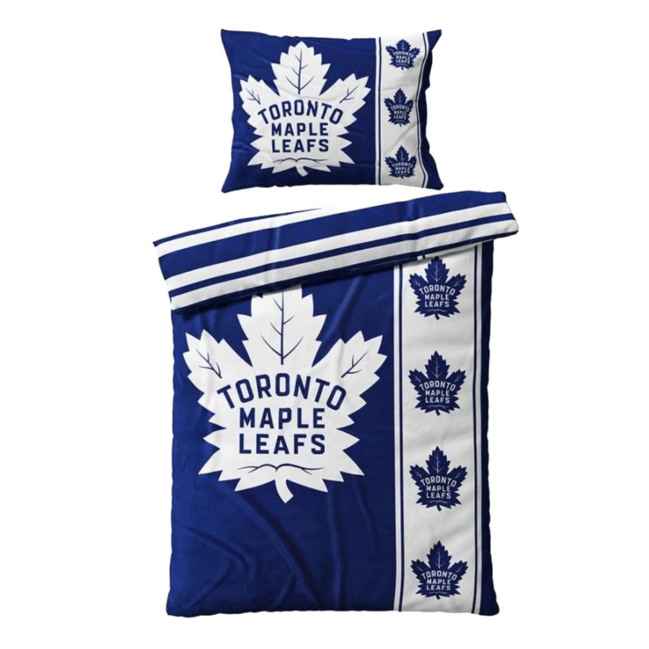 TipTrade Mikroplyšové obliečky NHL 140x200/70x90cm, Toronto Maple Leafs