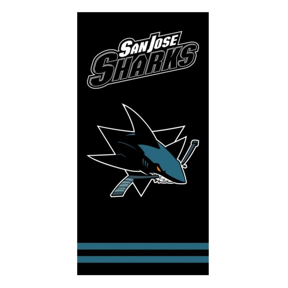 TipTrade Osuška NHL 70x140cm, San Jose Sharks
