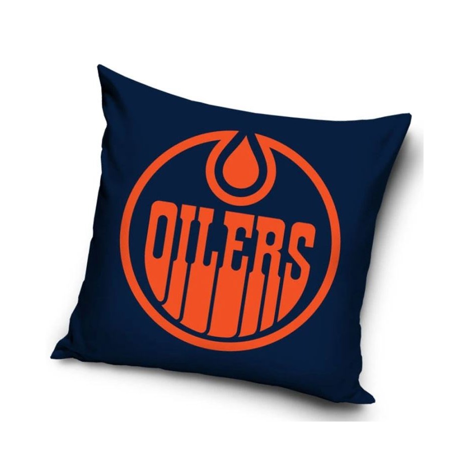 TipTrade Velúrový Vankúš NHL 40x40cm, Edmonton Oilers