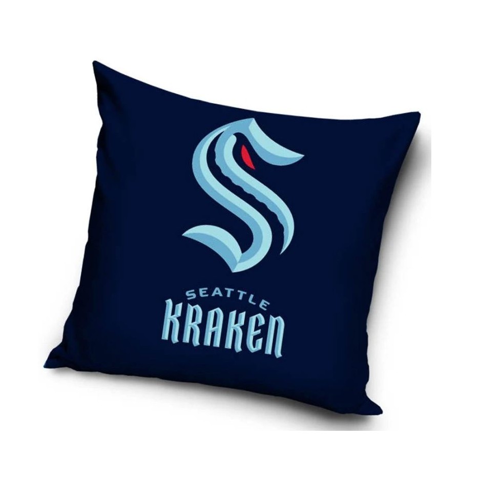 TipTrade Velúrový Vankúš NHL 40x40cm, Seattle Kraken