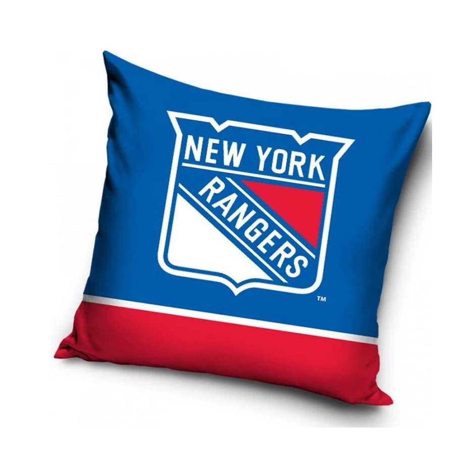 TipTrade Velúrový Vankúš NHL 40x40cm, New York Rangers