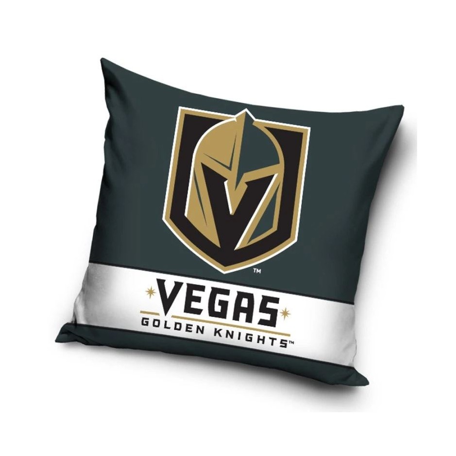 TipTrade Velúrový Vankúš NHL 40x40cm, Vegas Golden Knights