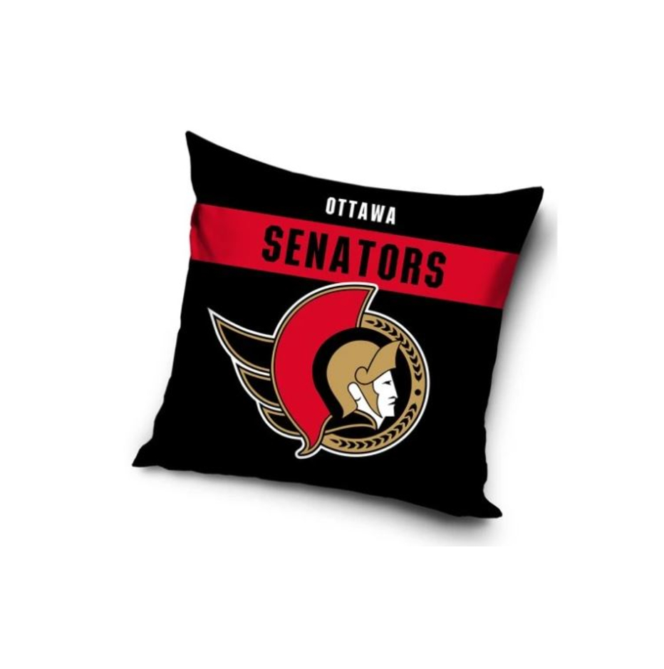 TipTrade Velurový Polštář NHL Color 40x40cm, Ottawa Senators