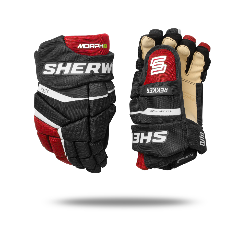 Sherwood Rukavice Sherwood Rekker Morph 1 SR, Senior, 13", čierna-červená- biela