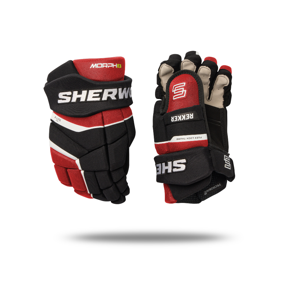 Sherwood Rukavice Sherwood Rekker Morph 2 SR, Senior, 13", čierna-červená- biela