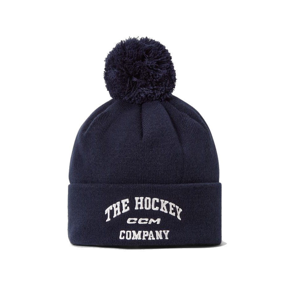 CCM Čiapka CCM Athleisure Pom Knit, tmavo modrá