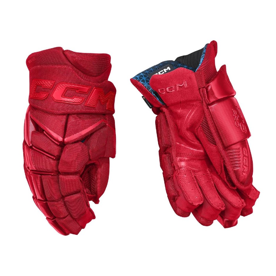 CCM Rukavice CCM Jetspeed FT8 Pro JR, červená, Junior, 11"