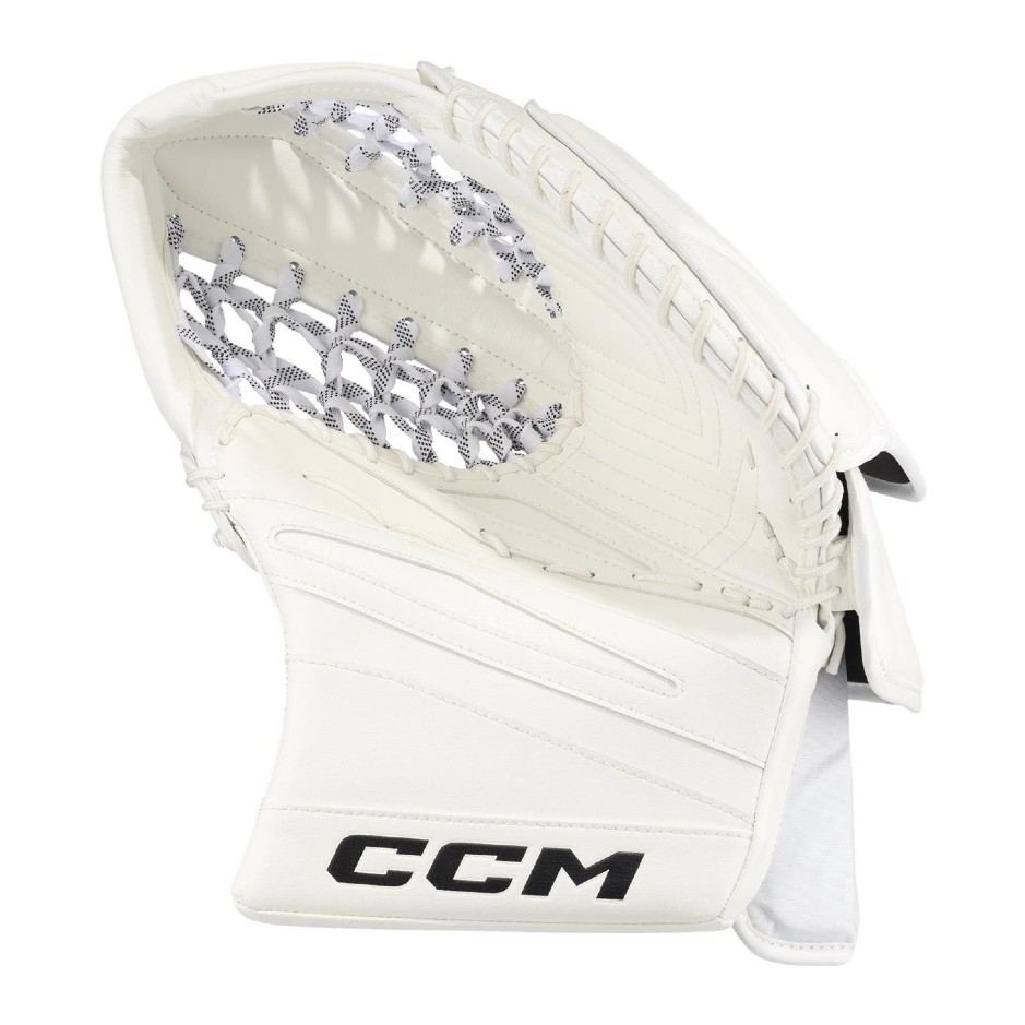 CCM Lapačka CCM Eflex 7.9 INT, biela, Intermediate, Obrátený gard