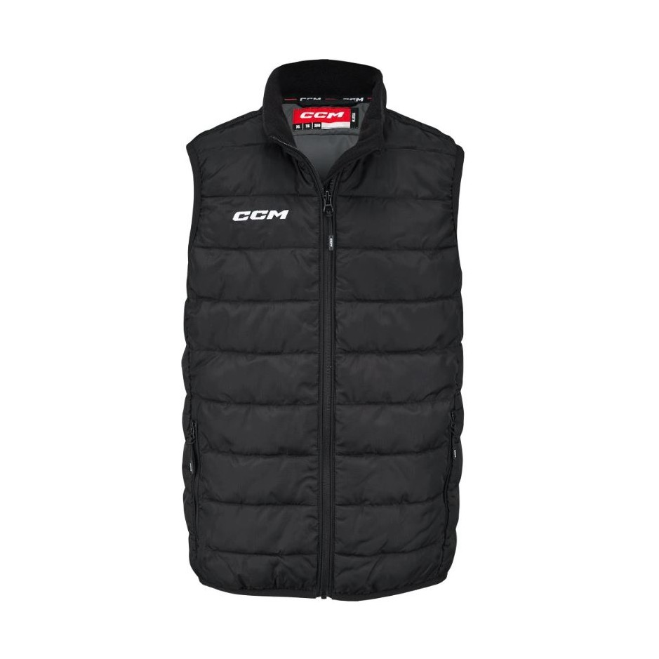 CCM Vesta CCM Team Quilted Vest SR, čierná, Senior, XXL