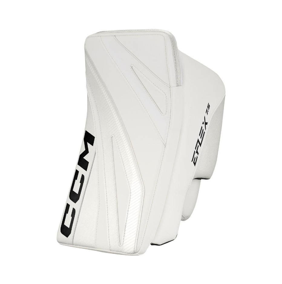 CCM Vyrážačka CCM Eflex 7.5 SR, biela, Senior, Obrátený gard
