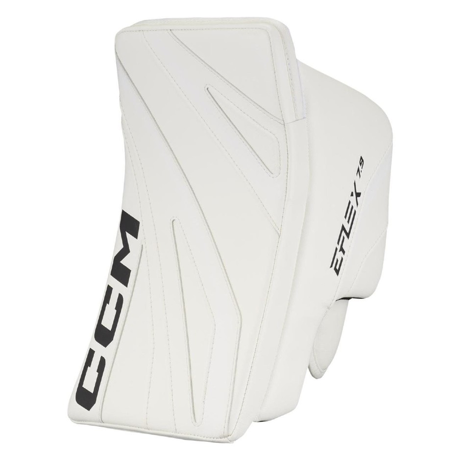 CCM Vyrážačka CCM Eflex 7.9 SR, biela, Senior, Obrátený gard