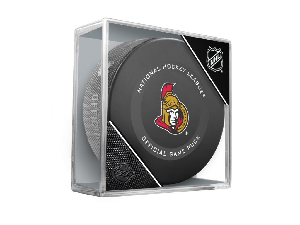 Fanouškovský puk NHL Official Game Puck (1ks), Ottawa Senators