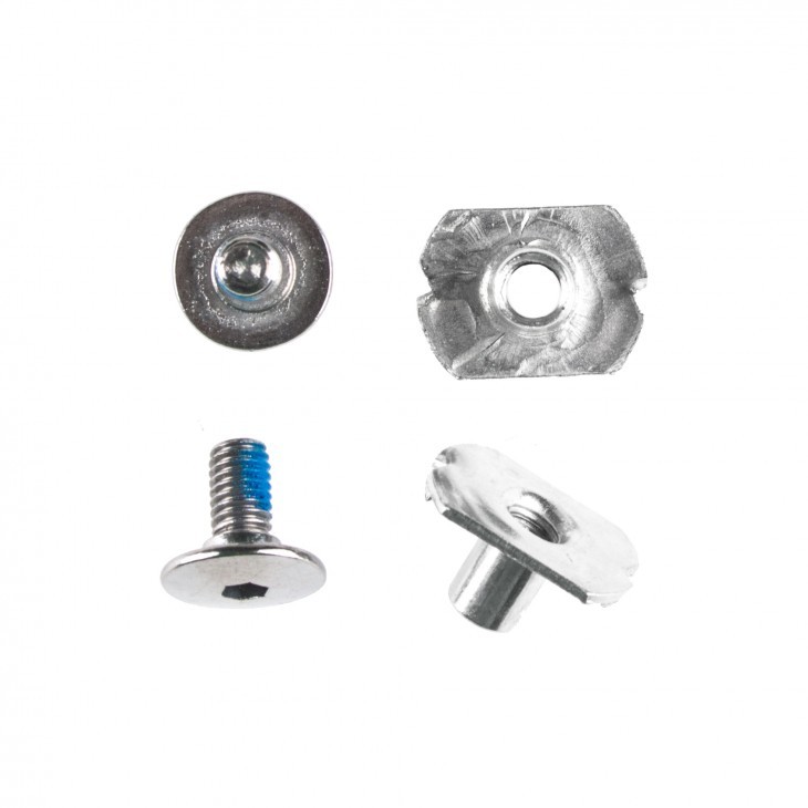 Powerslide Náhradné skrutky Powerslide Next Cuff Screw Set Silver (2ks)