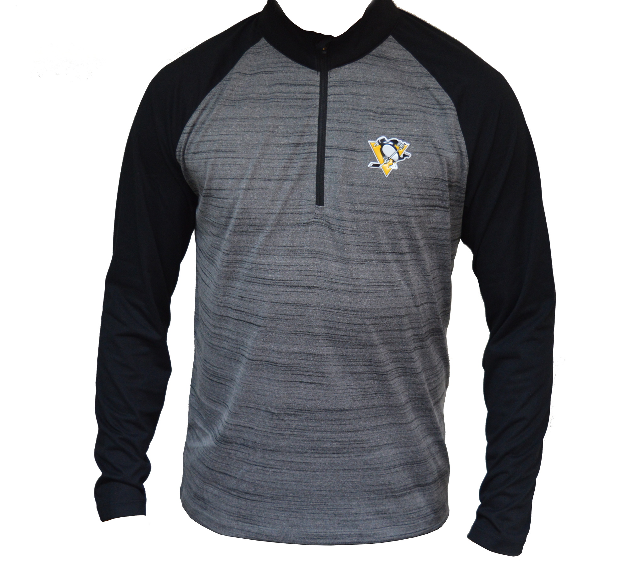CCM Mikina Level Wear NHL Vandal 1/4 Zip Midlayer SR, Senior, M, Pittsburgh Penguins