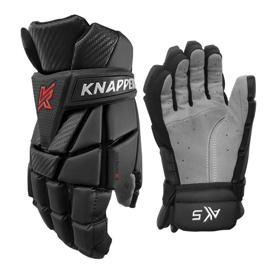 Knapper Hokejbalové rukavice Knapper AK5 v2 JR, Junior, černá, 11"