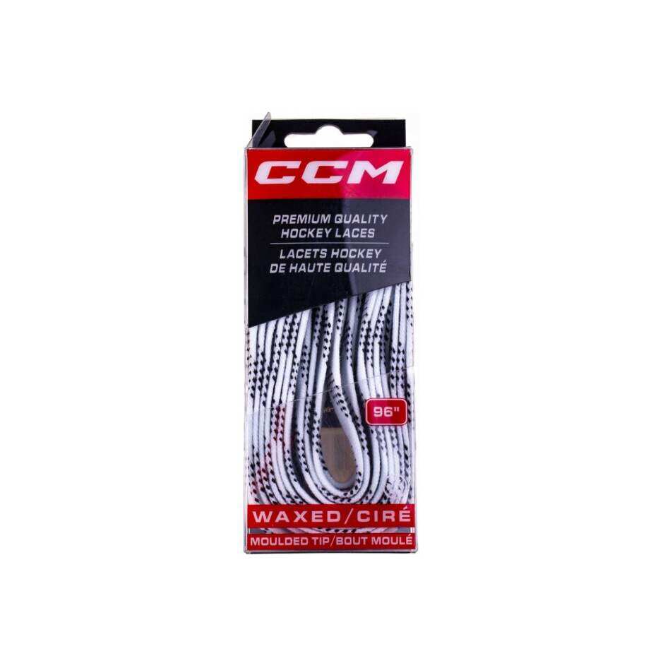 CCM Tkaničky CCM LWXL Voskované 244cm, černá, 96"