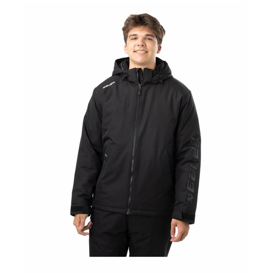 Bauer Bunda Bauer Team Heavyweight Jacket S24 SR, černá, Senior, XS