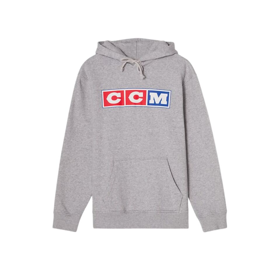 CCM Mikina CCM Heritage Hood YTH, Dětská, šedá, L