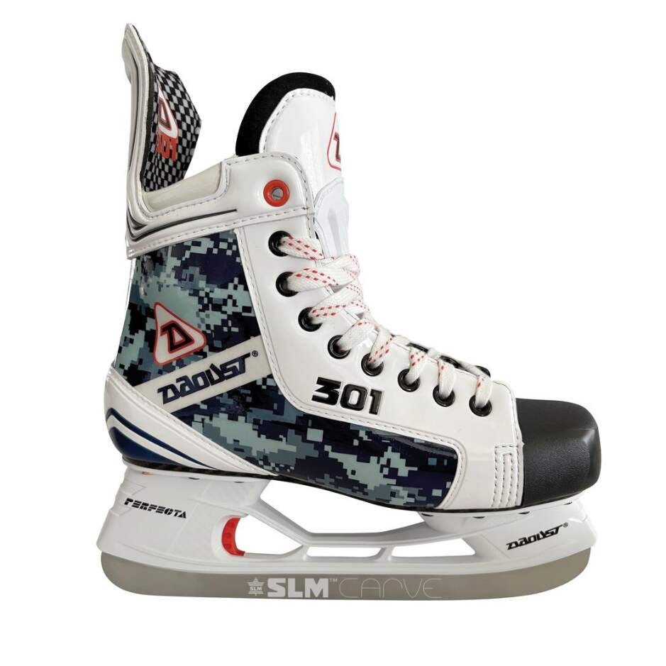 Daoust Hokejové brusle Daoust 301 Blue Camo JR, Junior, 1.0, 33.5, R