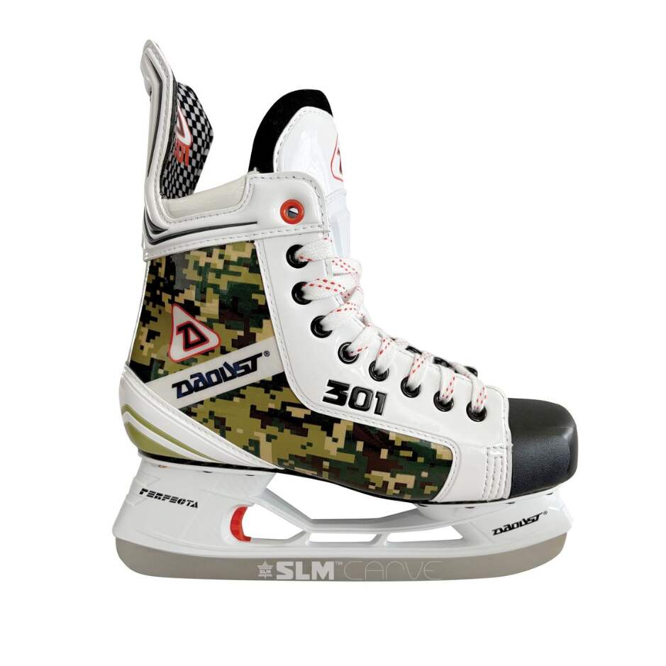 Daoust Hokejové brusle Daoust 301 Green Camo YTH, Dětská, Y11.0, 29.5, R