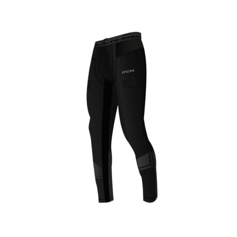 CCM Kalhoty se suspenzorem CCM Cut Protection Base Layer Pant YTH, Dětská, XL