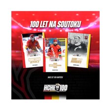 Hokejové kartičky 100 LET NA SOUTOKU HRADEC KRÁLOVÉ