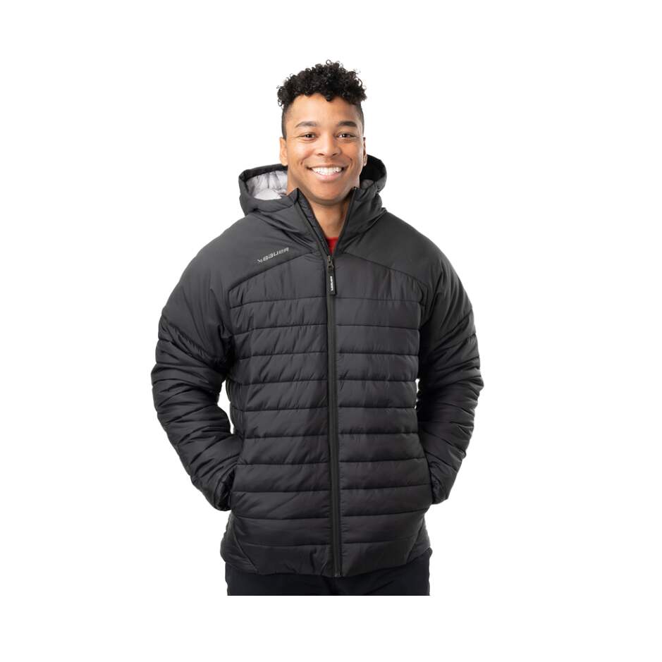 Bauer Bunda Bauer Team Puffer S24 SR, Senior, L, černá