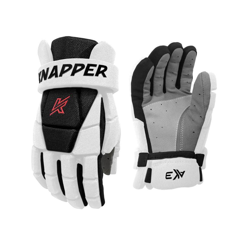 Knapper Hokejbalové rukavice Knapper AK3 v2 YTH, Dětská, černá, 8"