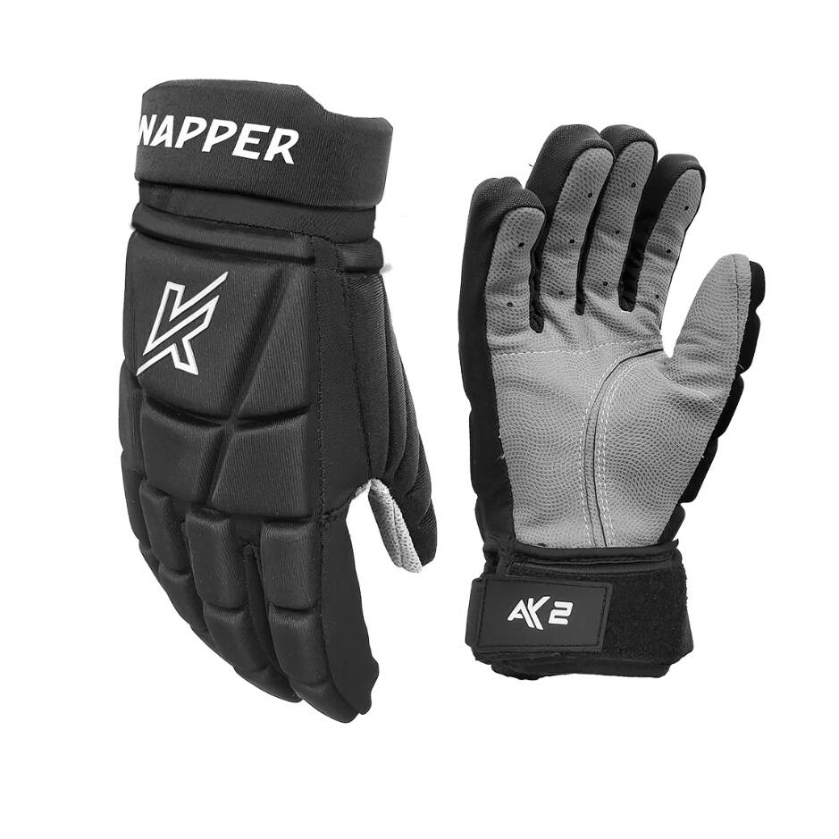 Knapper Hokejbalové rukavice Knapper AK2 v2 SR, černá, Senior, 16"