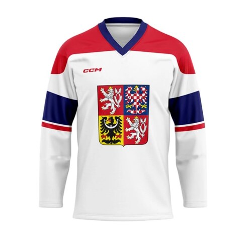 Reprezentačný dres CCM ZOH biely bez reklám