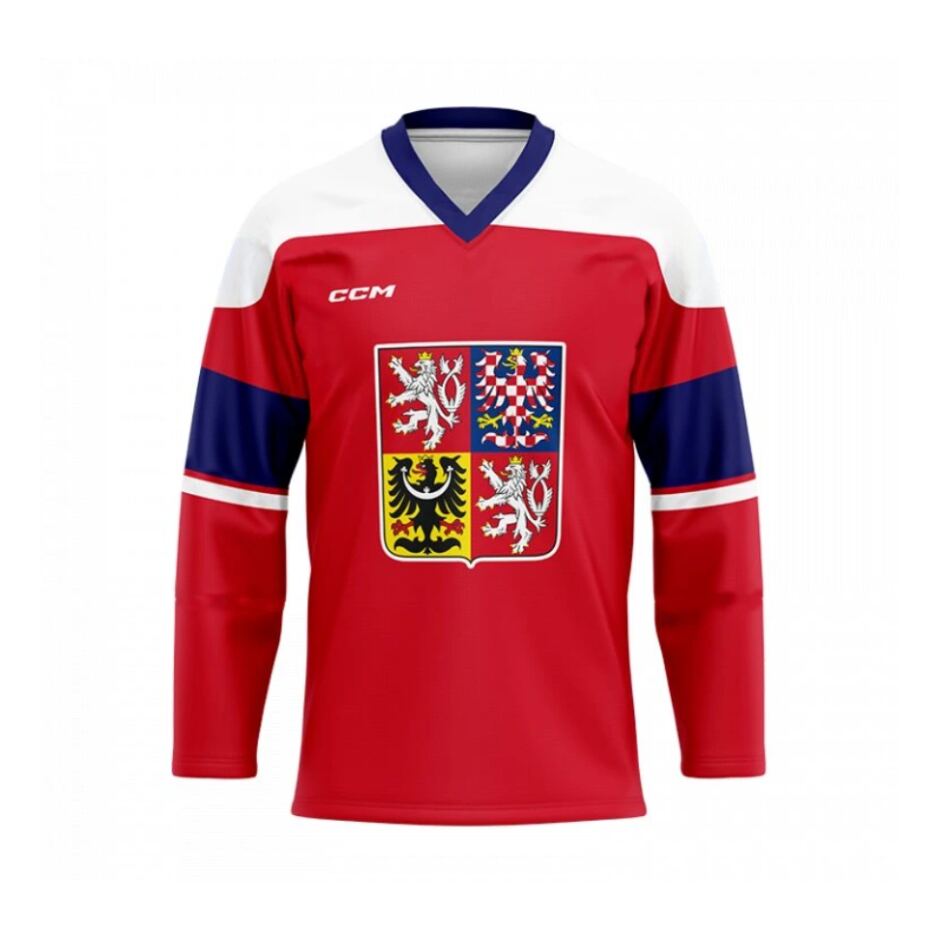 CCM Reprezentační dres CCM ZOH čevený bez reklam, Senior, červená, XL