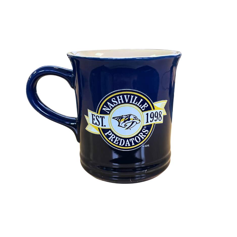 InGlasCo Hrnek NHL 14 OZ Banner Design, Nashville Predators
