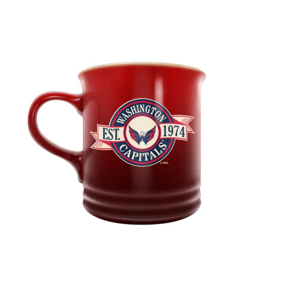 InGlasCo Hrnek NHL 14 OZ Banner Design, Washington Capitals