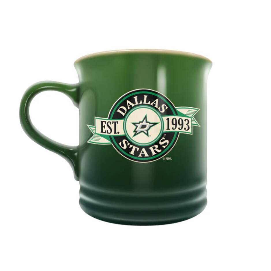 InGlasCo Hrnek NHL 14 OZ Banner Design, Dallas Stars