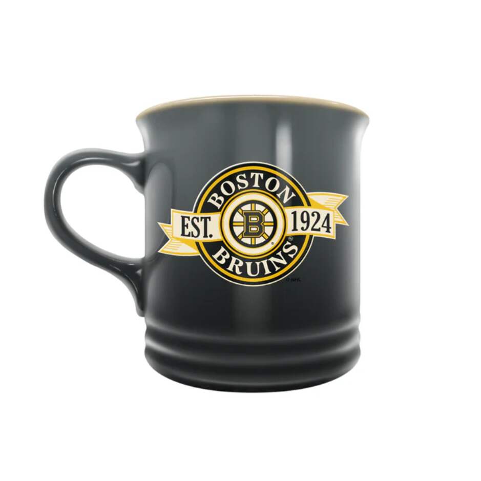 InGlasCo Hrnek NHL 14 OZ Banner Design, Boston Bruins