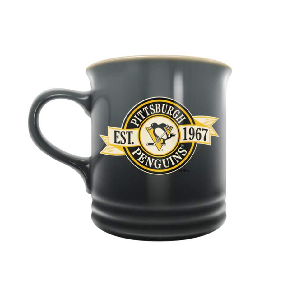 InGlasCo Hrnek NHL 14 OZ Banner Design, Pittsburgh Penguins