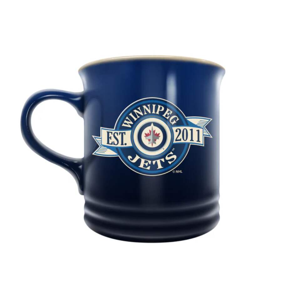 InGlasCo Hrnek NHL 14 OZ Banner Design, Winnipeg Jets