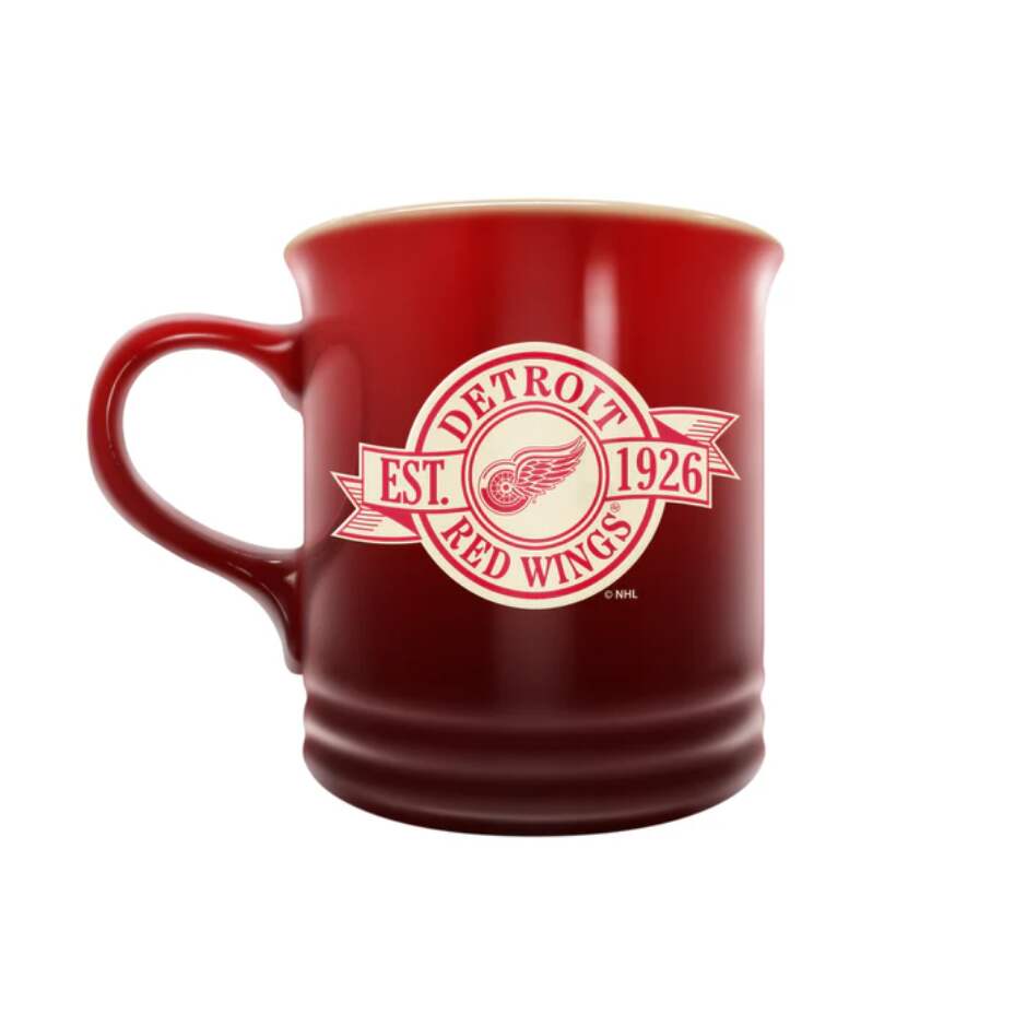 InGlasCo Hrnek NHL 14 OZ Banner Design, Detroit Red Wings