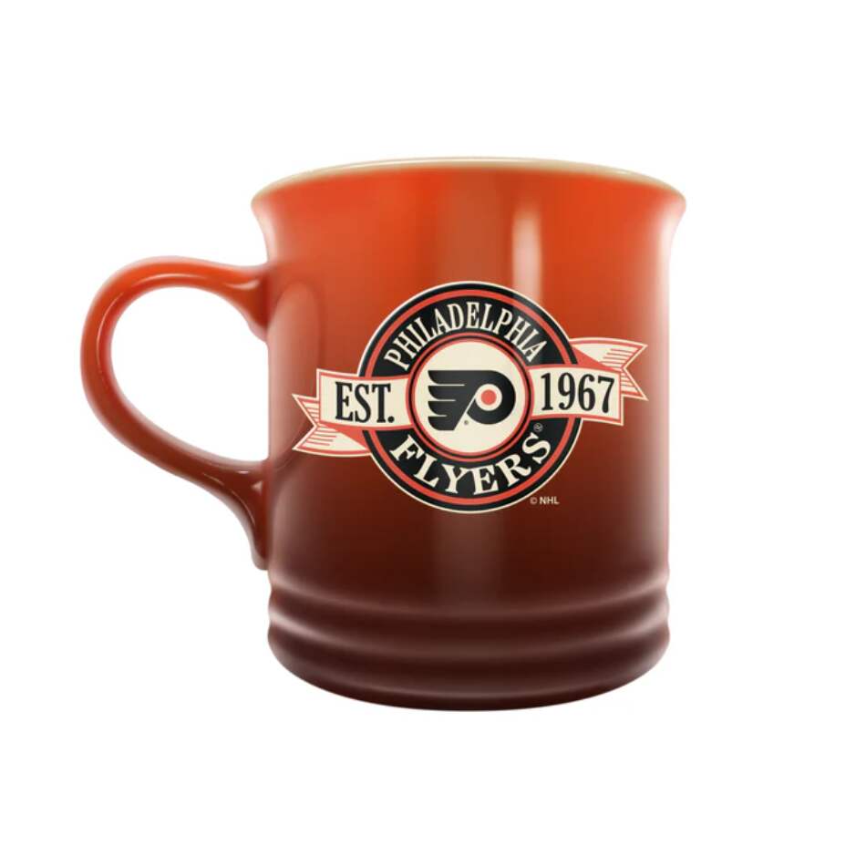 InGlasCo Hrnek NHL 14 OZ Banner Design, Philadelphia Flyers