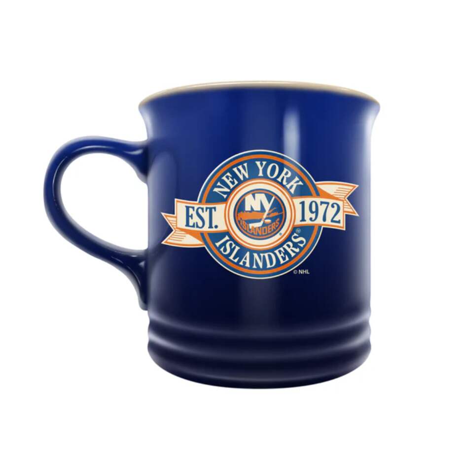 InGlasCo Hrnek NHL 14 OZ Banner Design, New York Islanders