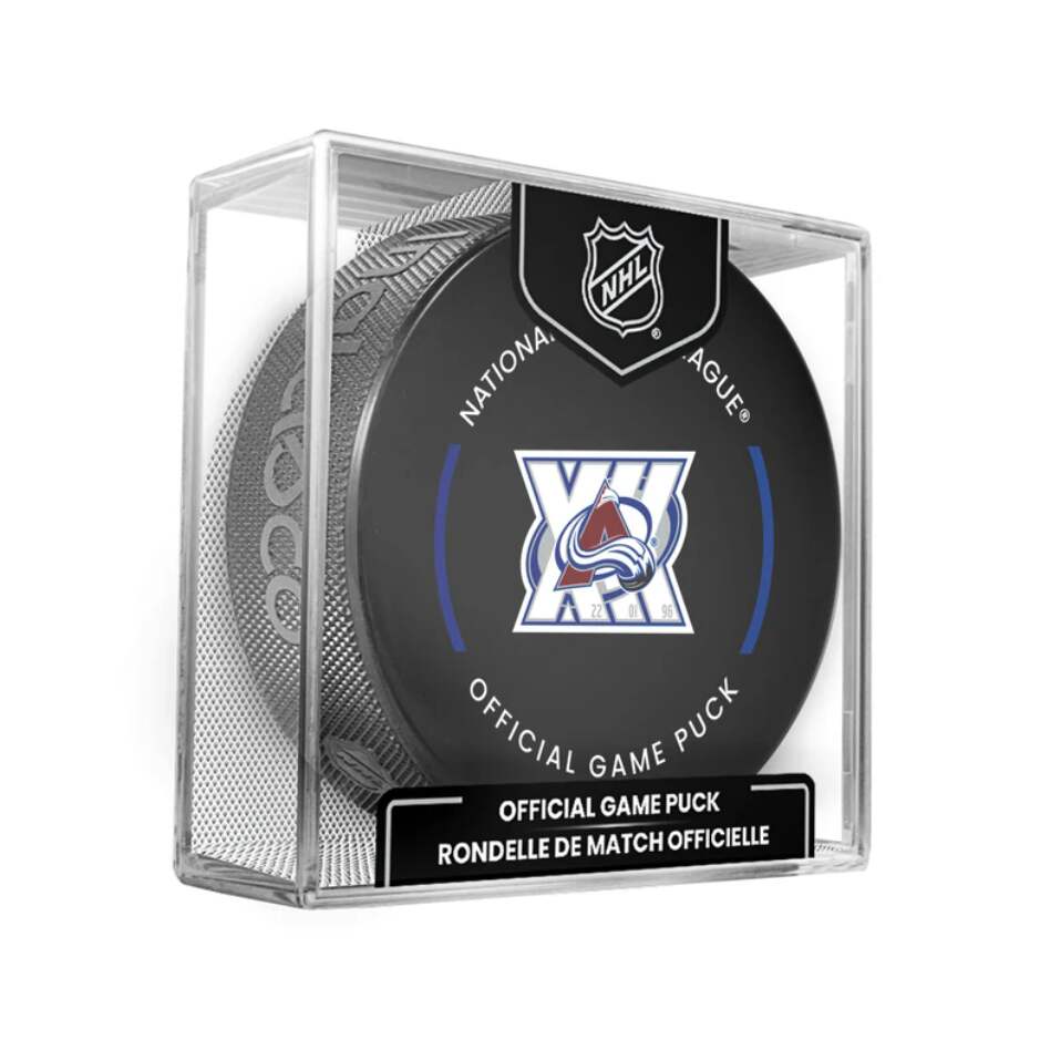 InGlasCo Fanouškovský puk NHL 30th Anniversary Game HS Cube (1ks), Colorado Avalanche