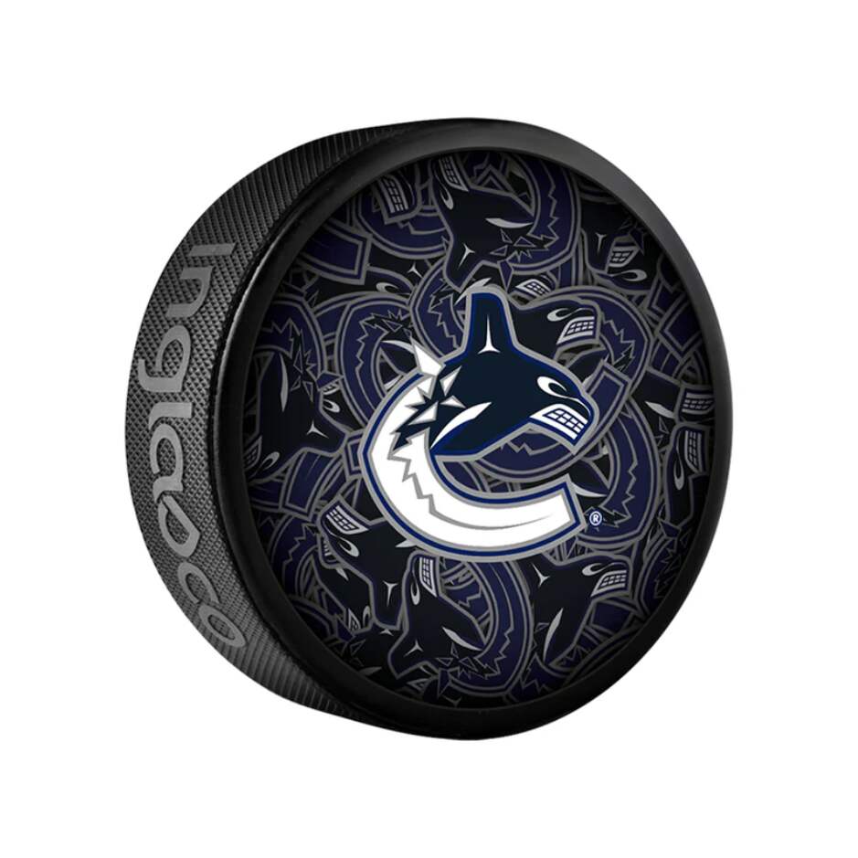InGlasCo Fanouškovský puk NHL Clone Blister (1ks), Vancouver Canucks