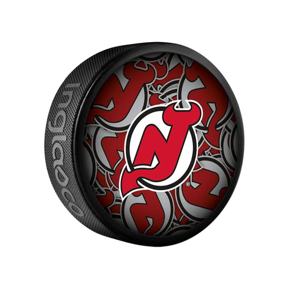 InGlasCo Fanouškovský puk NHL Clone Blister (1ks), New Jersey Devils