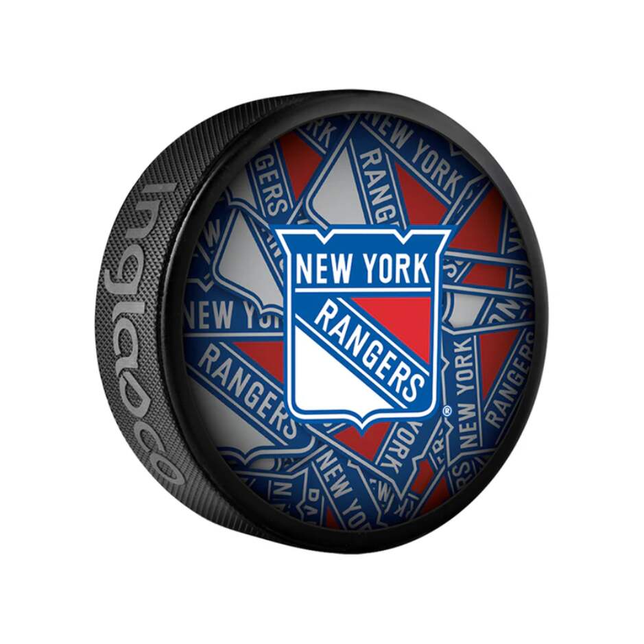InGlasCo Fanouškovský puk NHL Clone Blister (1ks), New York Rangers