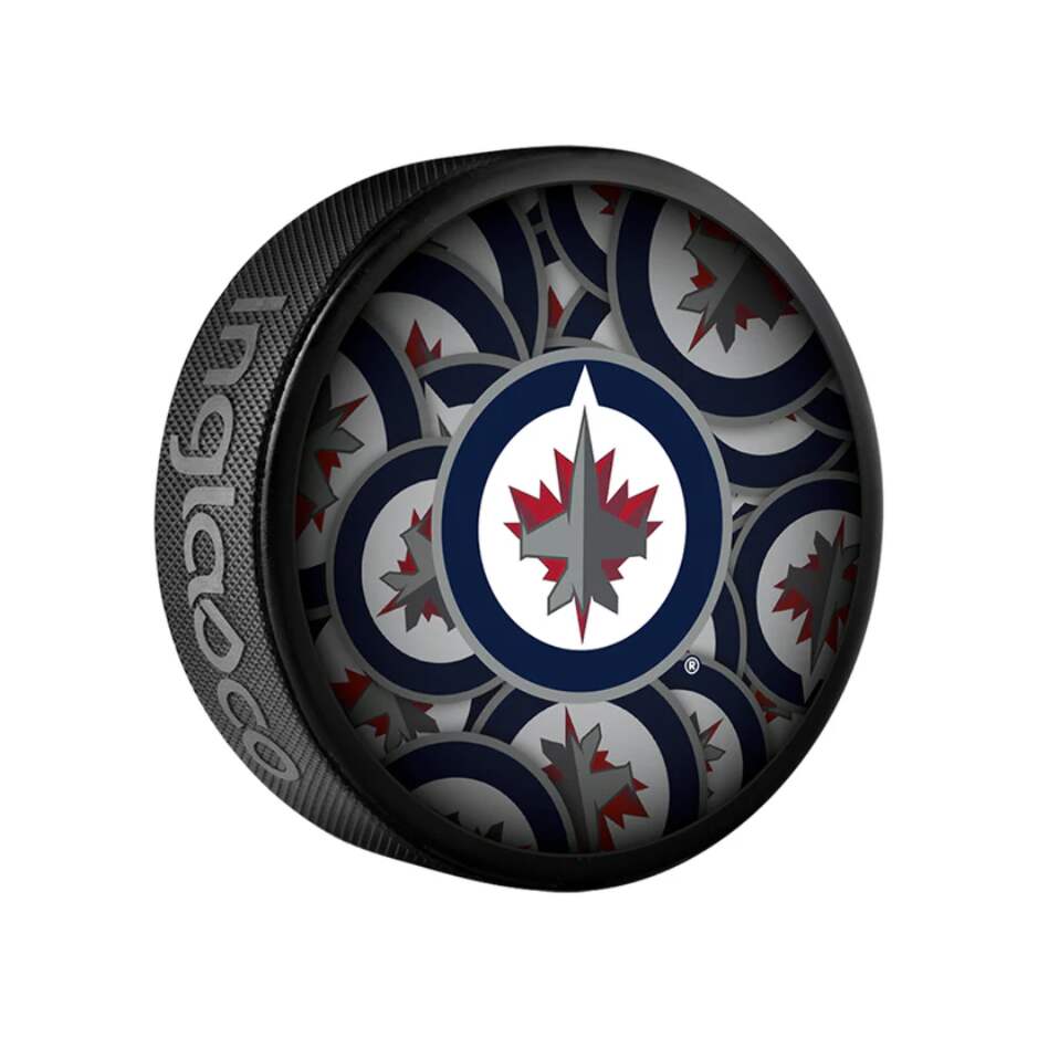 InGlasCo Fanouškovský puk NHL Clone Blister (1ks), Winnipeg Jets