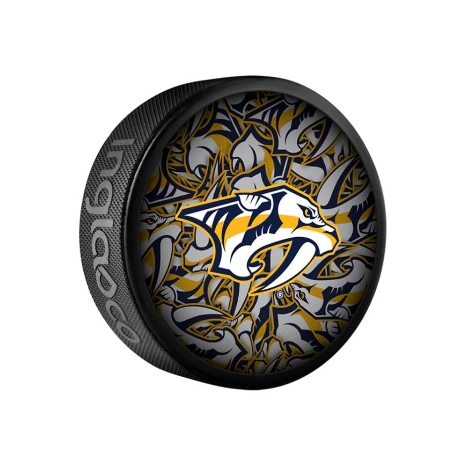 InGlasCo Fanouškovský puk NHL Clone Blister (1ks), Nashville Predators